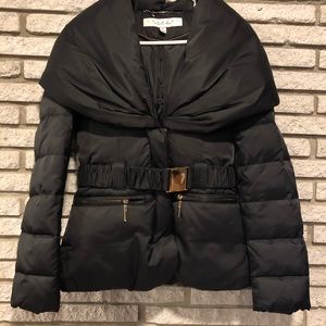 Laundry by Shelli Segal Black Down Coat, XS